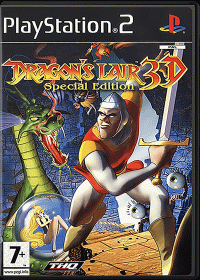Dragon's Lair 3D PAL Playstation 2 PAL box art